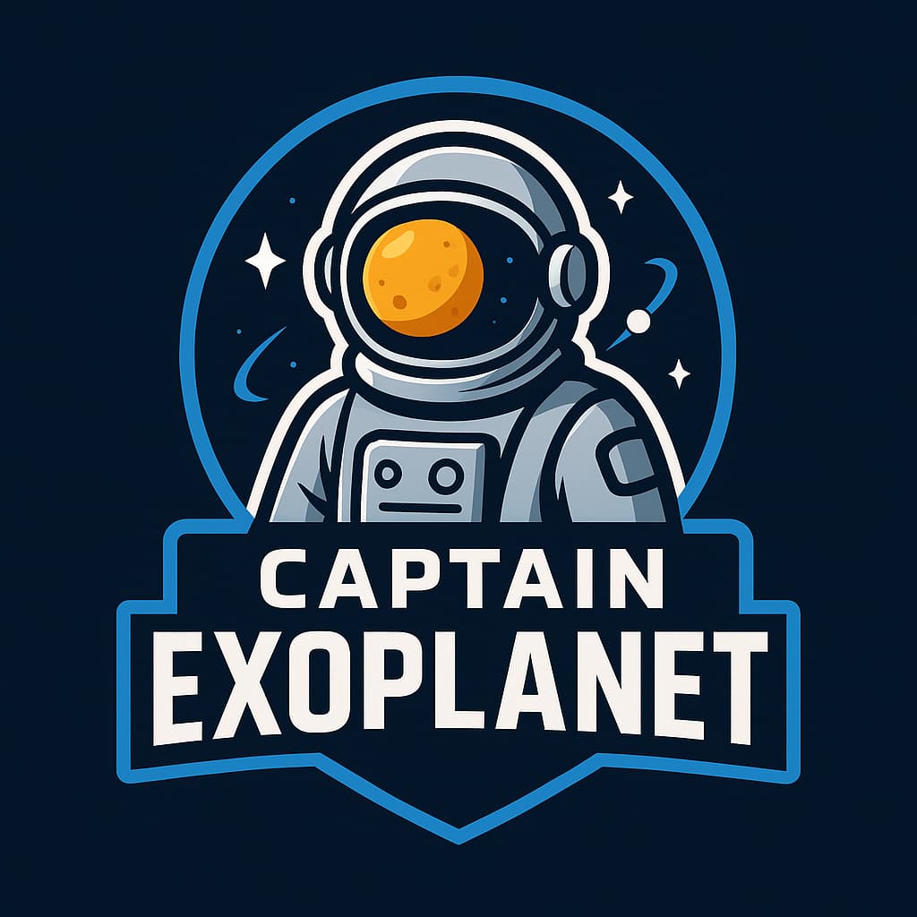 Captain Exoplanet illustration